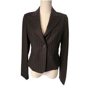 NWT BCBG Max Azria Navy Pinstripe Blazer - Sz Small